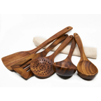 Küchenutensilien-Set aus Walnussholz (5-teilig)