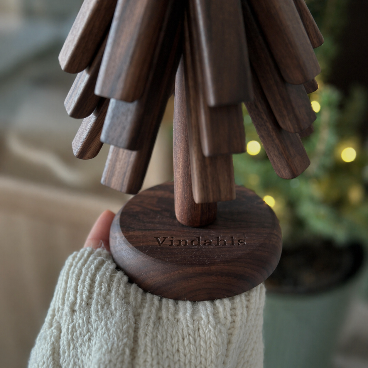 Topfbaum® Original | Topfuntersetzer aus Walnussholz