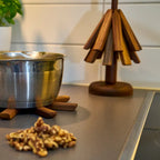 Topfbaum® Original | Topfuntersetzer aus Walnussholz